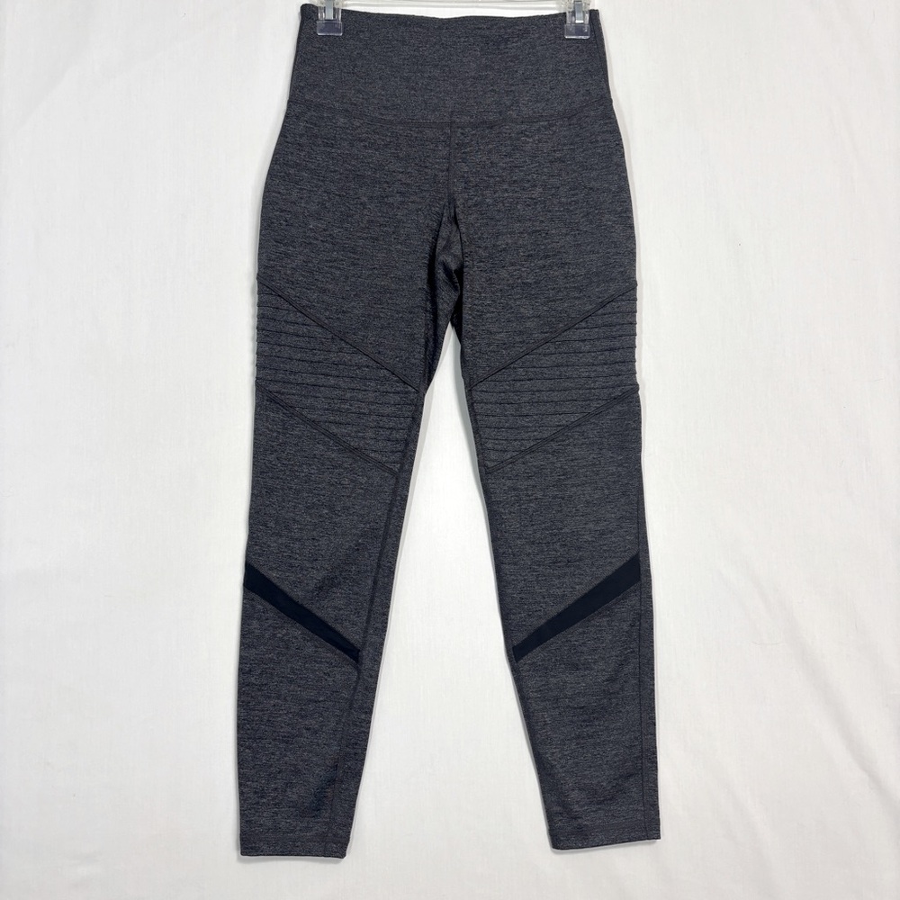 Old Navy Active Go Dry Ankle Leggings‎ Womens M Gray Athletic Gym Athleisure